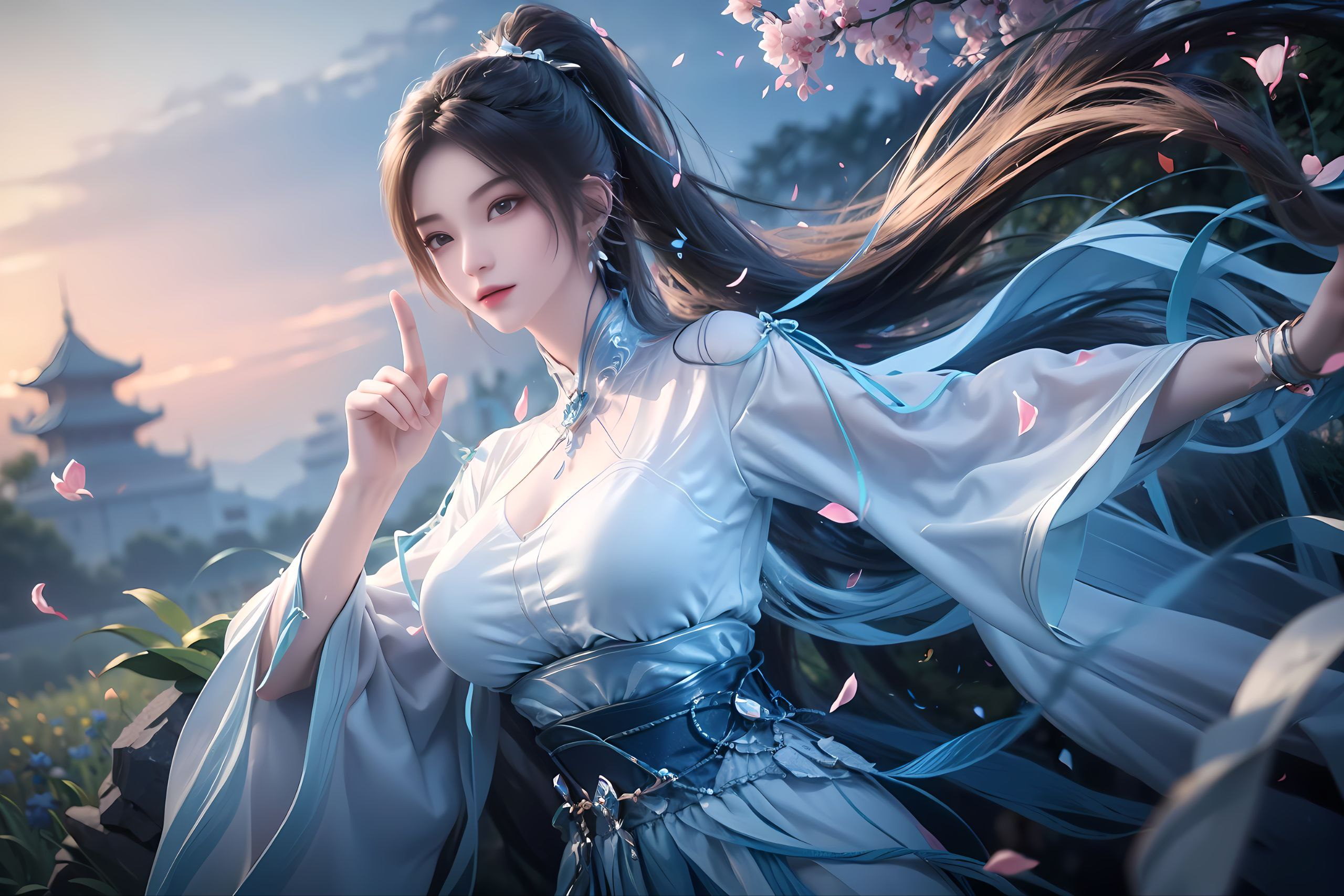 展现出了对