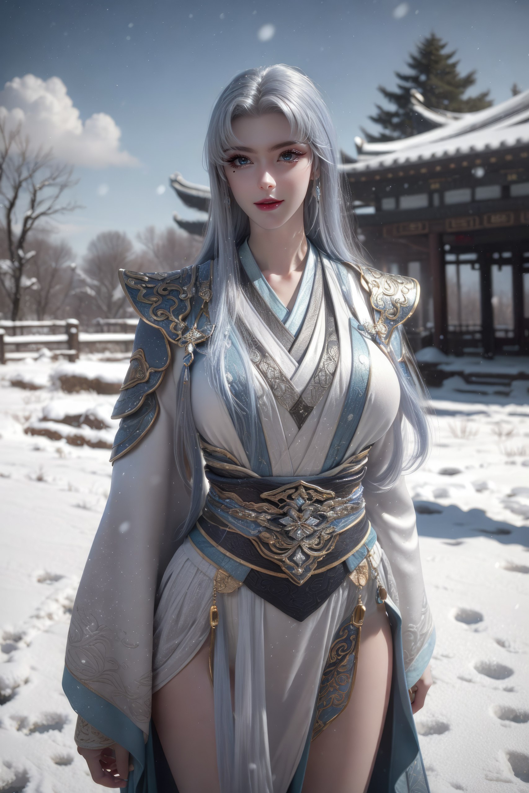 她因为在作